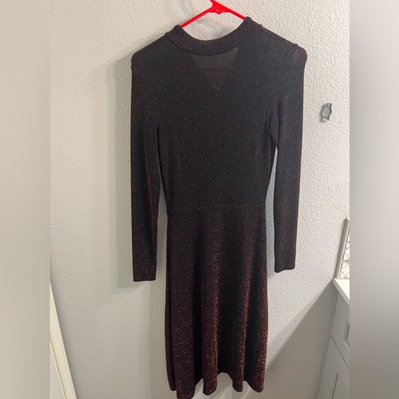 H&M Sparkly Long sleeve dress size Sm - Picture 2 of 9